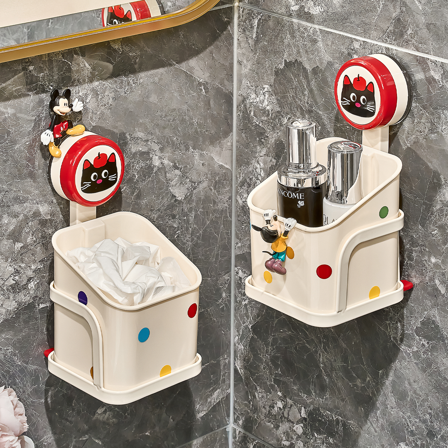 【热销】吸盘废弃洗脸巾收纳盒