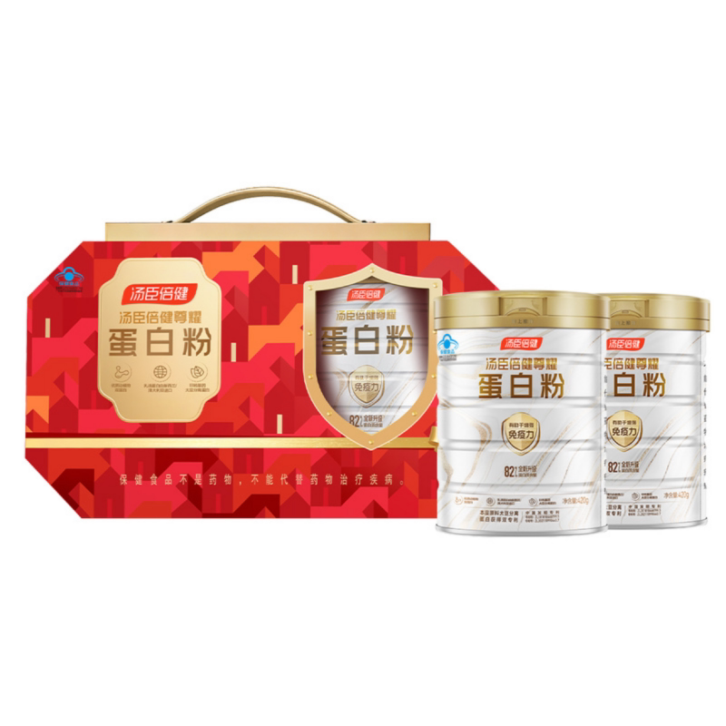 山姆购汤臣倍健尊耀蛋白粉420g*2罐82%蛋白质含量18种氨基酸