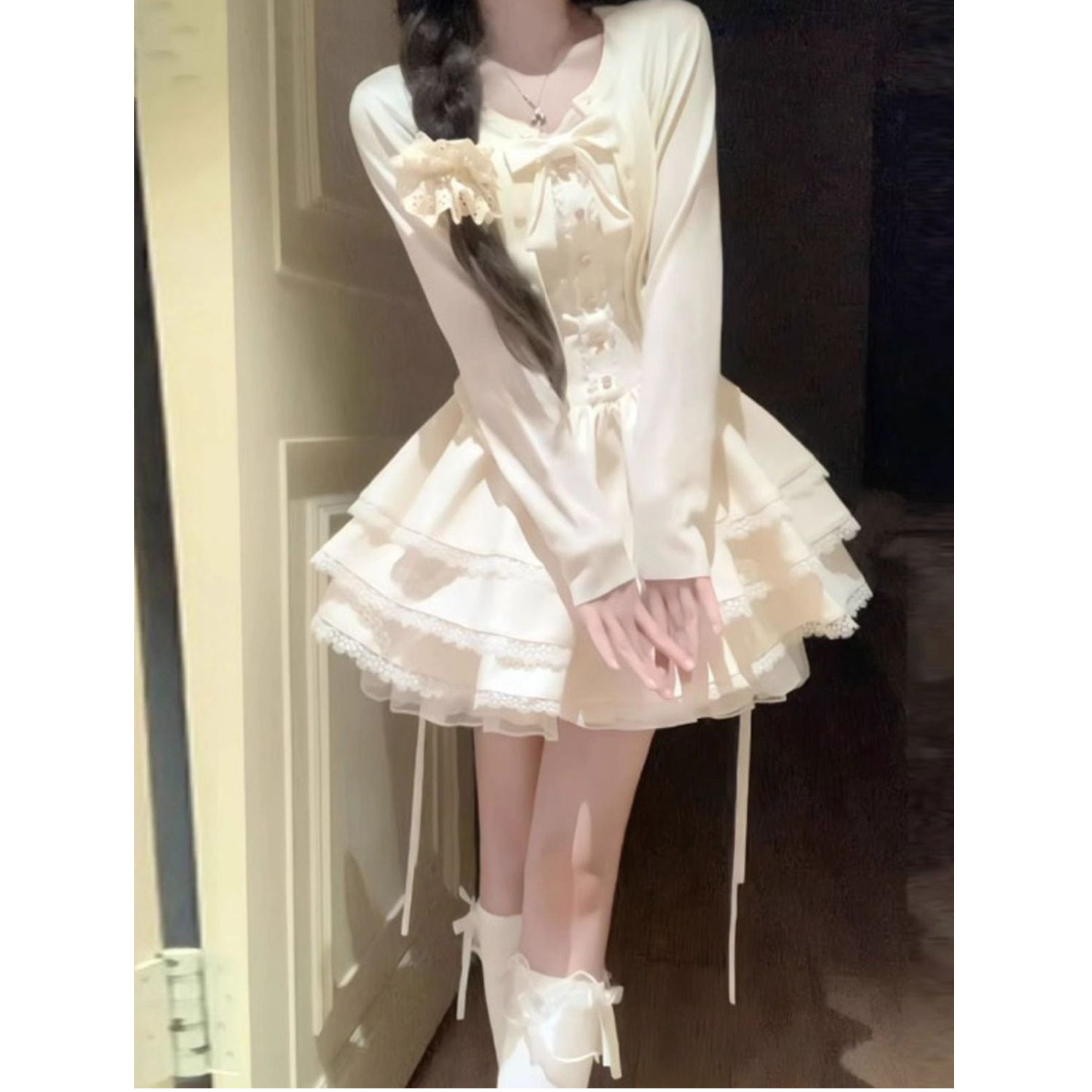 改良款，下单前请看实物蜜语奶罐甜美精致公主连衣裙女夏季新款短,女装/女士精品,休闲运动套装,淘宝优惠券,粉丝福利购,淘宝优惠卷