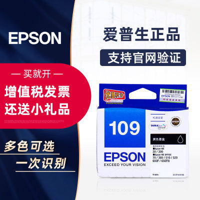 epson爱普生T1091原装正品墨盒