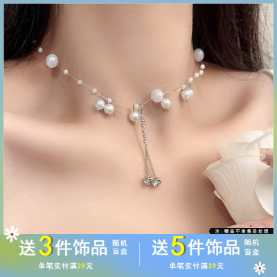 韩国甜美珍珠项链气质高级感