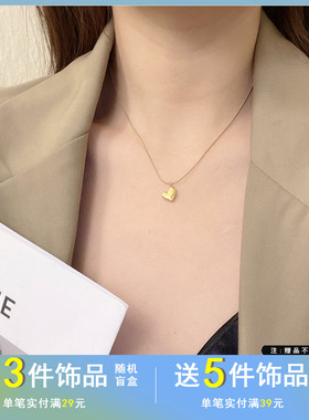 韩国复古优雅蝴蝶结项链女