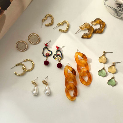 觅韩回馈新老客户小巧简约韩系饰品个性流行时尚耳环女不参与满减