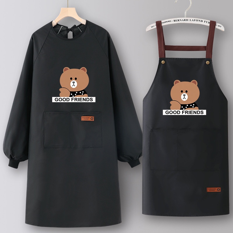 围裙厨房家用2025新款罩衣女炒菜做饭年轻防油防水工作服上班专用