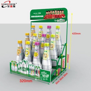 矿泉水铁丝网展架桌面陈列架药店小货架便利店收银台饮料展示架