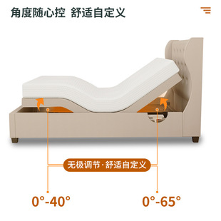 现代简约折叠电动护理床多功能家用落地可调节升降加宽单人床