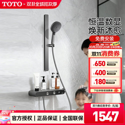TOTO恒温淋浴花洒套装