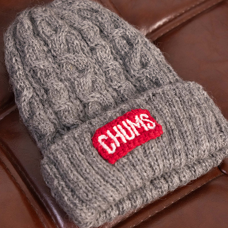 Chums洽洽鸟帽子秋冬羊毛针织帽新款户外运动休闲冷帽保暖百搭男