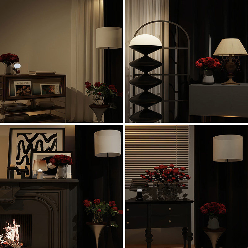 暗色氛围感深色直播间背景墙2025年新款氛围感网红主播直播间背景