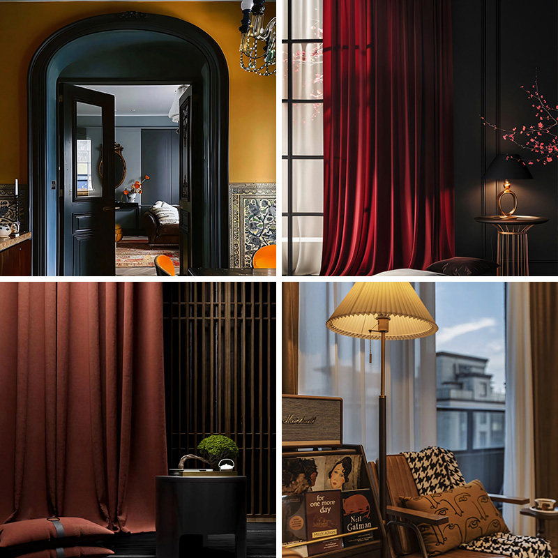 复古怀旧港风直播背景布3d立体背景墙经典优雅英伦风2025年新款