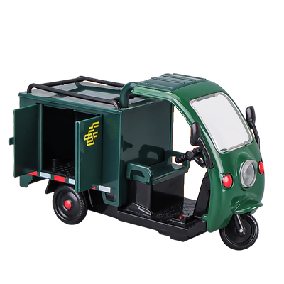 【高仿真】快递电三轮模型