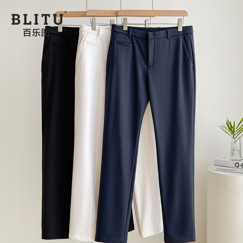 高尔夫裤子男加绒厚款保暖