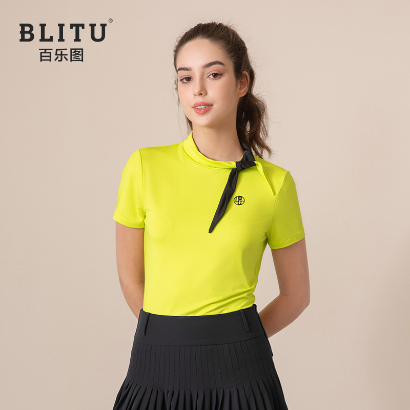 高尔夫女装短袖T恤速干透气