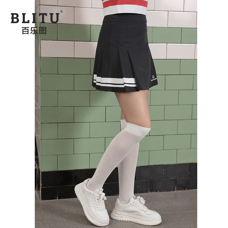 高尔夫短裙女百褶裙百搭防走光