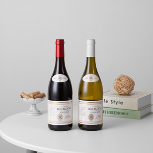 法国勃艮第大区干红干白葡萄酒双支尝鲜装