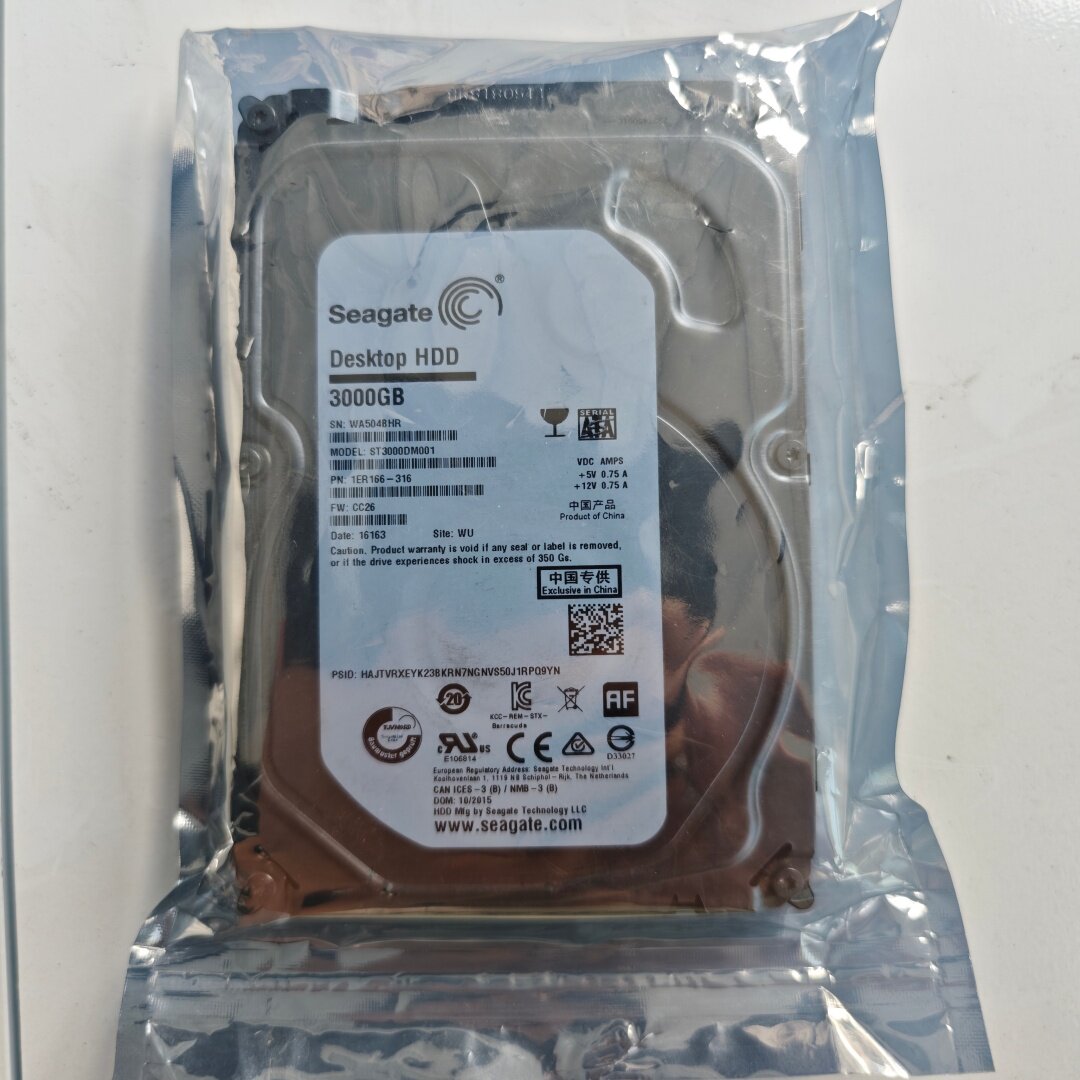 Seagate/希捷 ST3000DM001 3TB台式机硬盘7