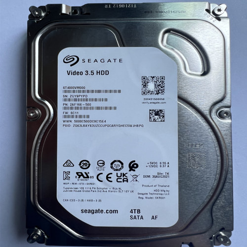 二手 Seagate/希捷 ST4000DM000 4TB台式机硬盘3.5寸5900转4T垂直