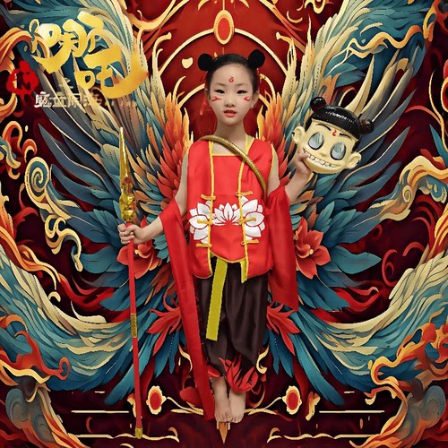 六一儿童演出服哪咤衣服魔童降世童话动漫万圣节全套男女童表演服