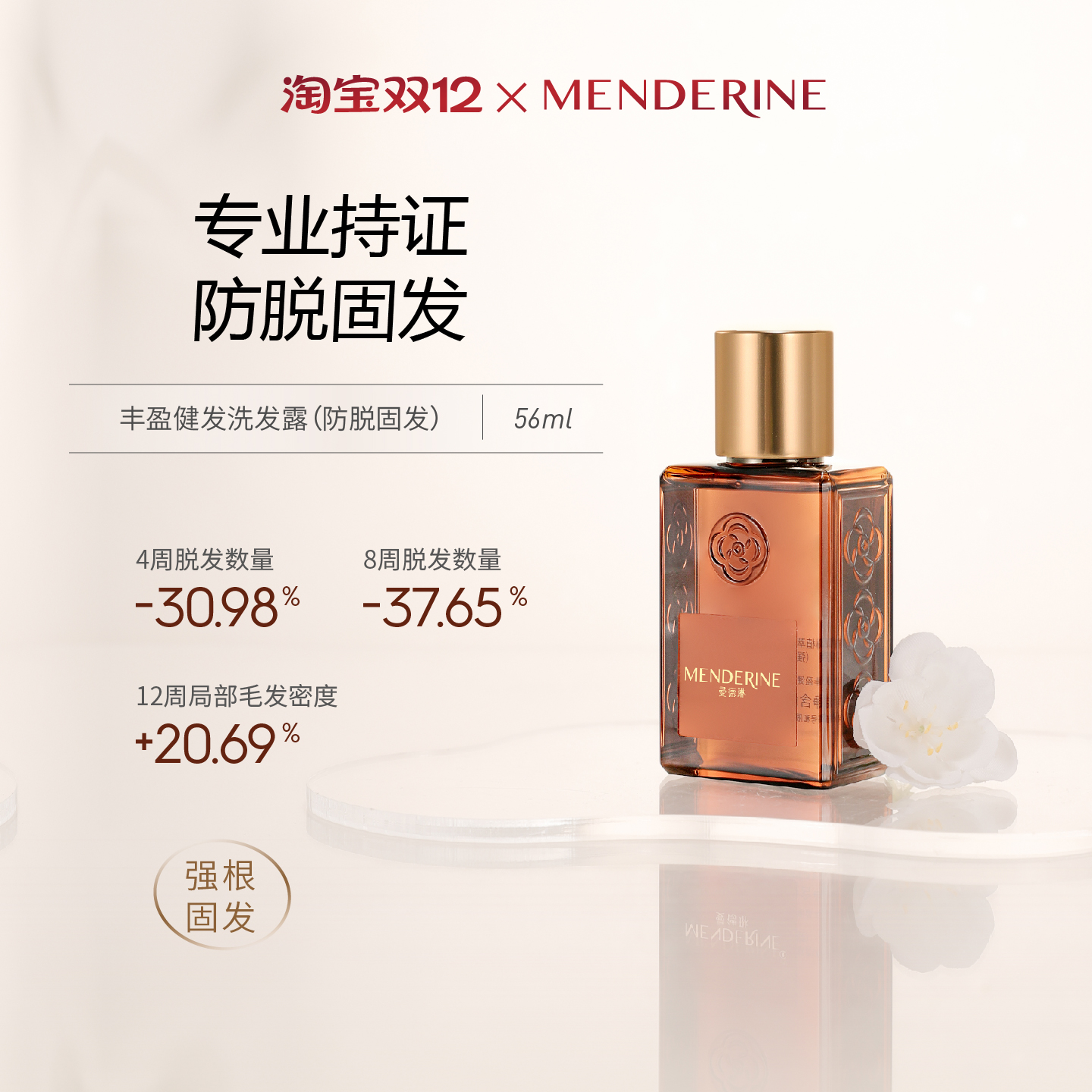 曼德琳强韧健发控油洗发水防脱香