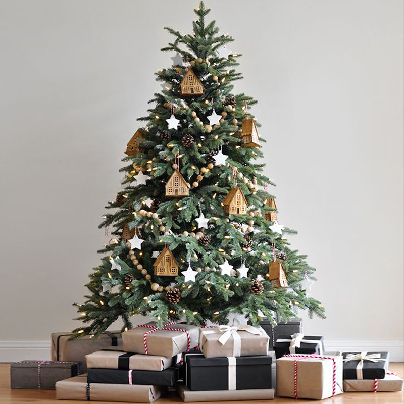 家用仿真带灯橱窗商场圣诞树摆件