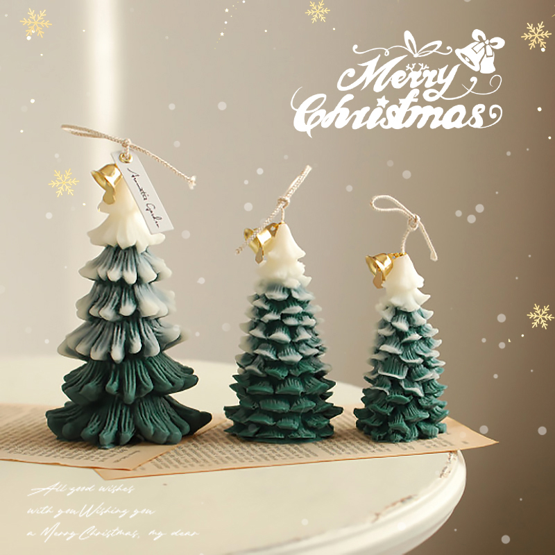 创意圣诞树蜡烛节日氛围布置