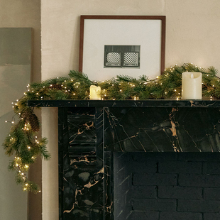 圣诞节装饰品场景氛围布置手工diy家用摆件圣诞树藤条小挂件桌面