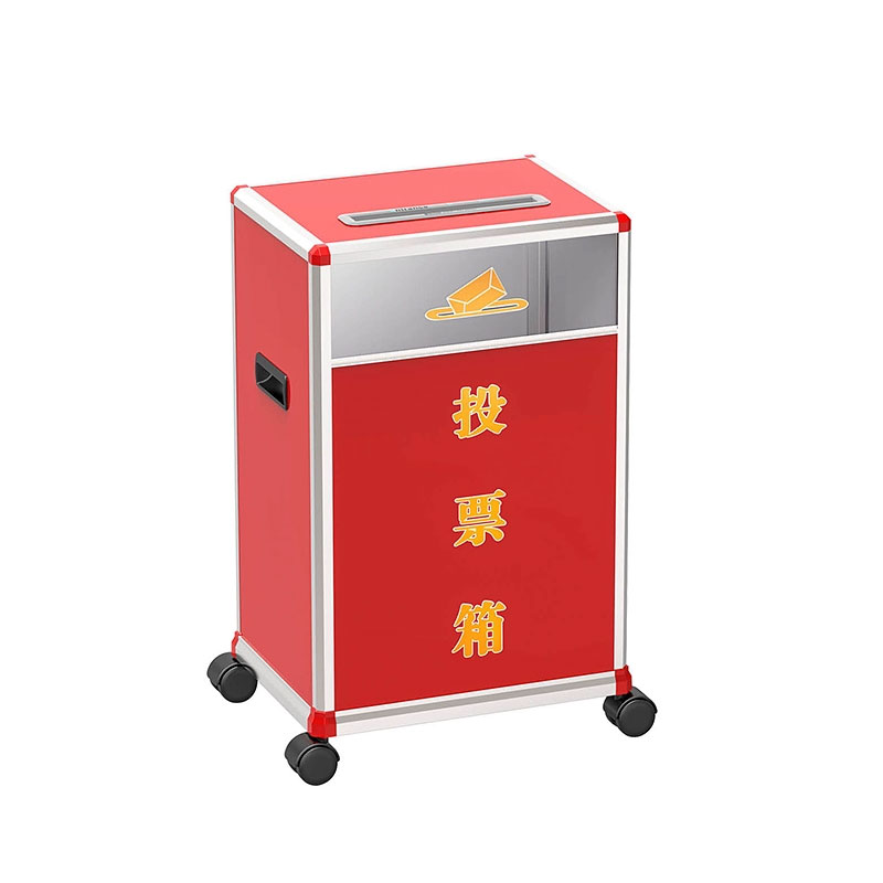 臻远 ZY5070627 落地式拆装透明带锁大号投票箱