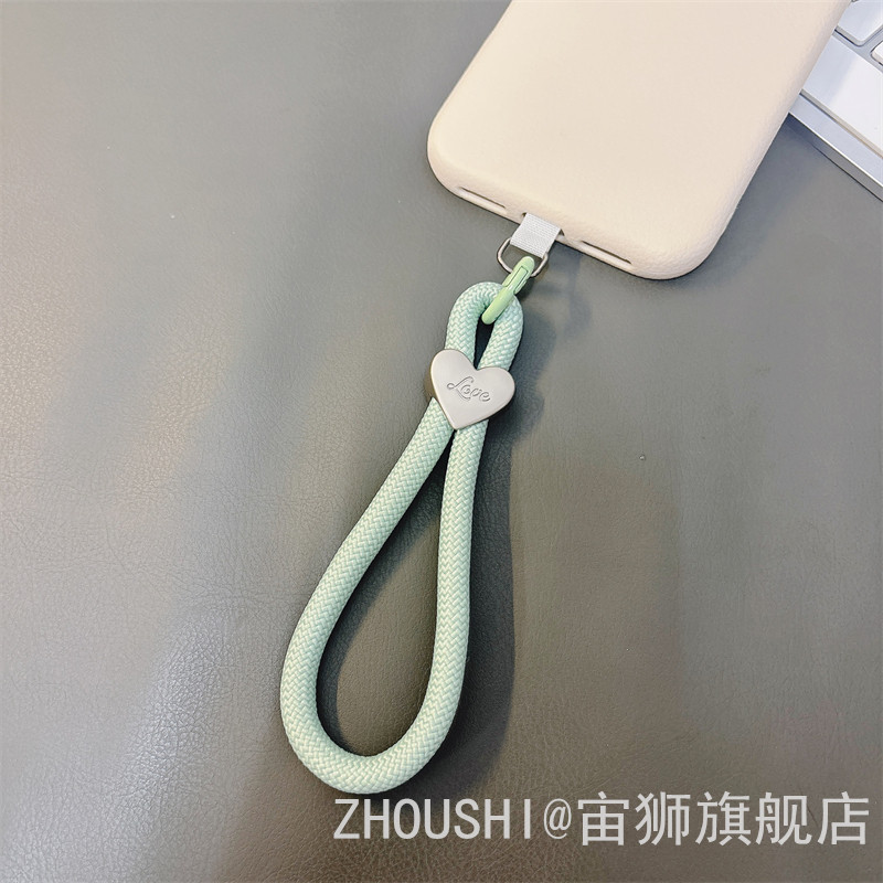车钥匙扣手机挂绳适用苹果华为耳机挂链绳挂件挂饰安全绳短绳水杯奶嘴背包书包相机防丢防盗绳伞绳夹片编织