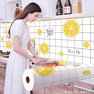 厨房防油贴纸免刷胶测试推荐墙纸