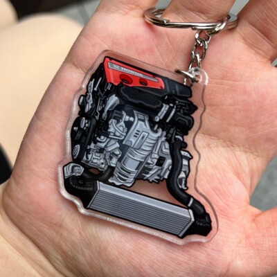 汽车亚克力钥匙扣双层定制钥匙扣