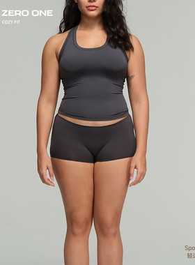 COZY FIT 轻运动系列工字背心美背可外穿吊带太空灰色修身