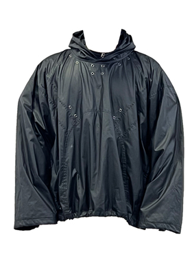 WithoutMe/LunarMan227 Opium涂层防水面料复合多裁片卫衣时尚