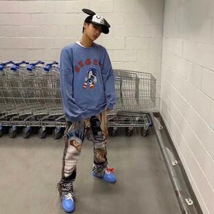 针织裤 remake流苏裤 非kapital awge长裤 Without 福克斯同款