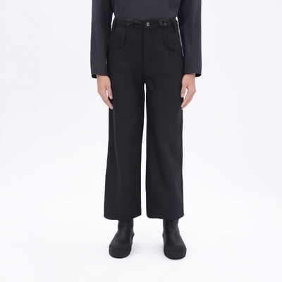 天丝暗光垂感简约百搭抽绳九分裤