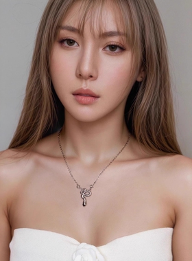 简约小众高级感情侣男女同款项链