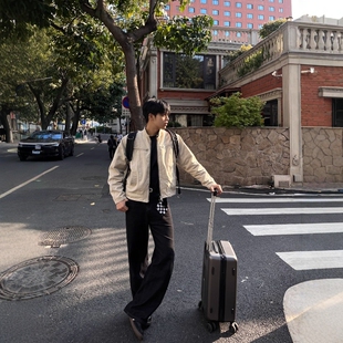 重工哈灵顿二代cleanfit重磅帆布休闲立领夹克 ONEER Without