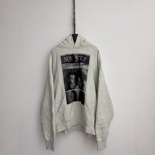 Without Me/SMILEANDSAD 手工NON STOP素色软懦基础加绒连帽卫衣