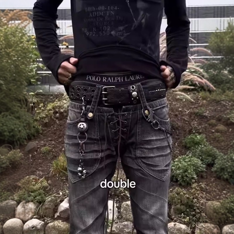 朋克骷髅头挂件钥匙扣视觉系挂件