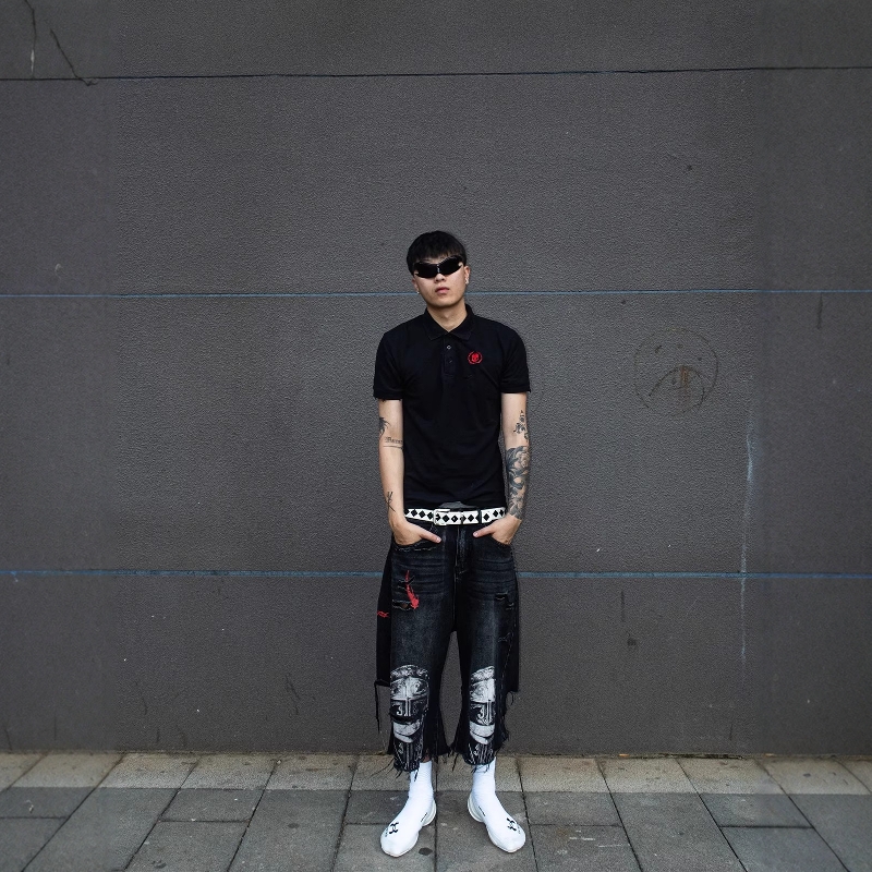 短款Polo运动修身刺绣印花POLO衫