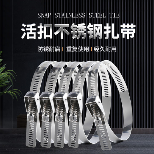 NLZD可松式不锈钢扎带厂家直销