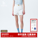 女士高腰A字短裤 女时尚 百搭纯色运动休闲裤 Hazzys哈吉斯夏季 下装