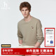 休闲T恤上装 Hazzys哈吉斯奥莱春季 潮流圆领长袖 卫衣男士 男装 时尚