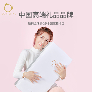 SoftLife毛绒玩偶抱枕儿童安抚睡觉神器可爱超萌动物公仔靠垫礼物
