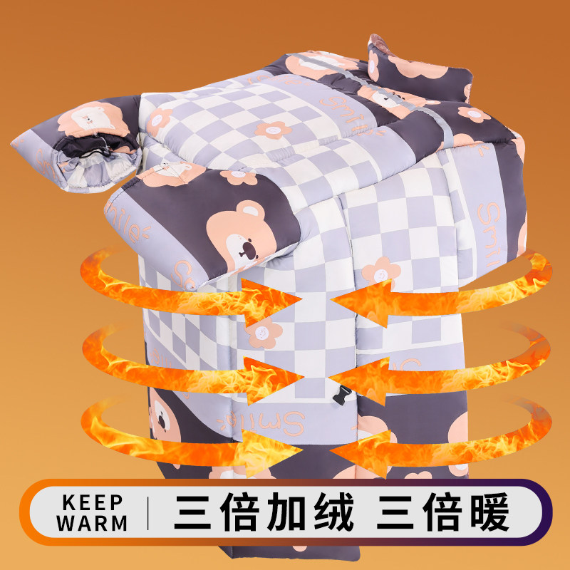 电动车挡风被冬季加绒加厚电瓶车摩托车护脖护腿防水冬天防风罩冬