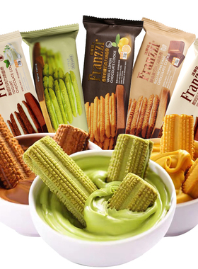 法丽兹夹心曲奇饼干Franzzi黑巧克力抹茶慕斯减糖休闲零食送女友