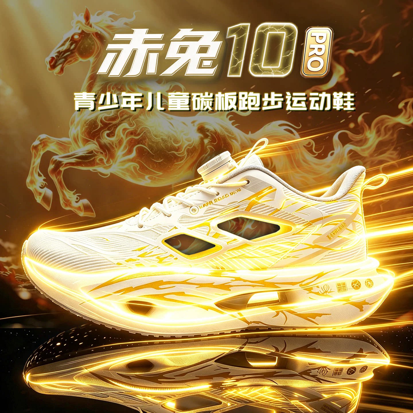 儿童跑鞋赤兔10pro碳板男