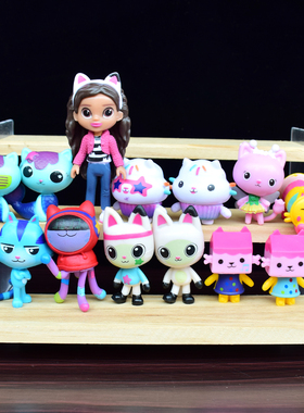 Gabby's Dollhouse盖比娃娃屋玩偶盲盒公仔女孩玩具蛋糕装饰摆件