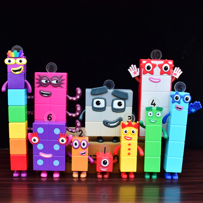 数字积木手办儿童玩偶公仔玩具