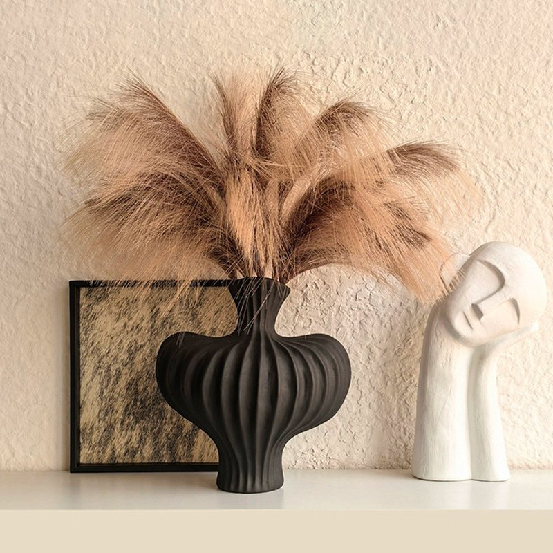 态生活ins侘寂风仿真花芦苇草花