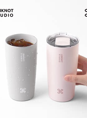 纽结保温杯陶瓷内胆直饮咖啡杯